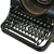 Original German WWII Rare SS Model 8 Typewriter by Olympia Büromaschinenwerke AG. Serial 365962 - Circa 1940 Original Items