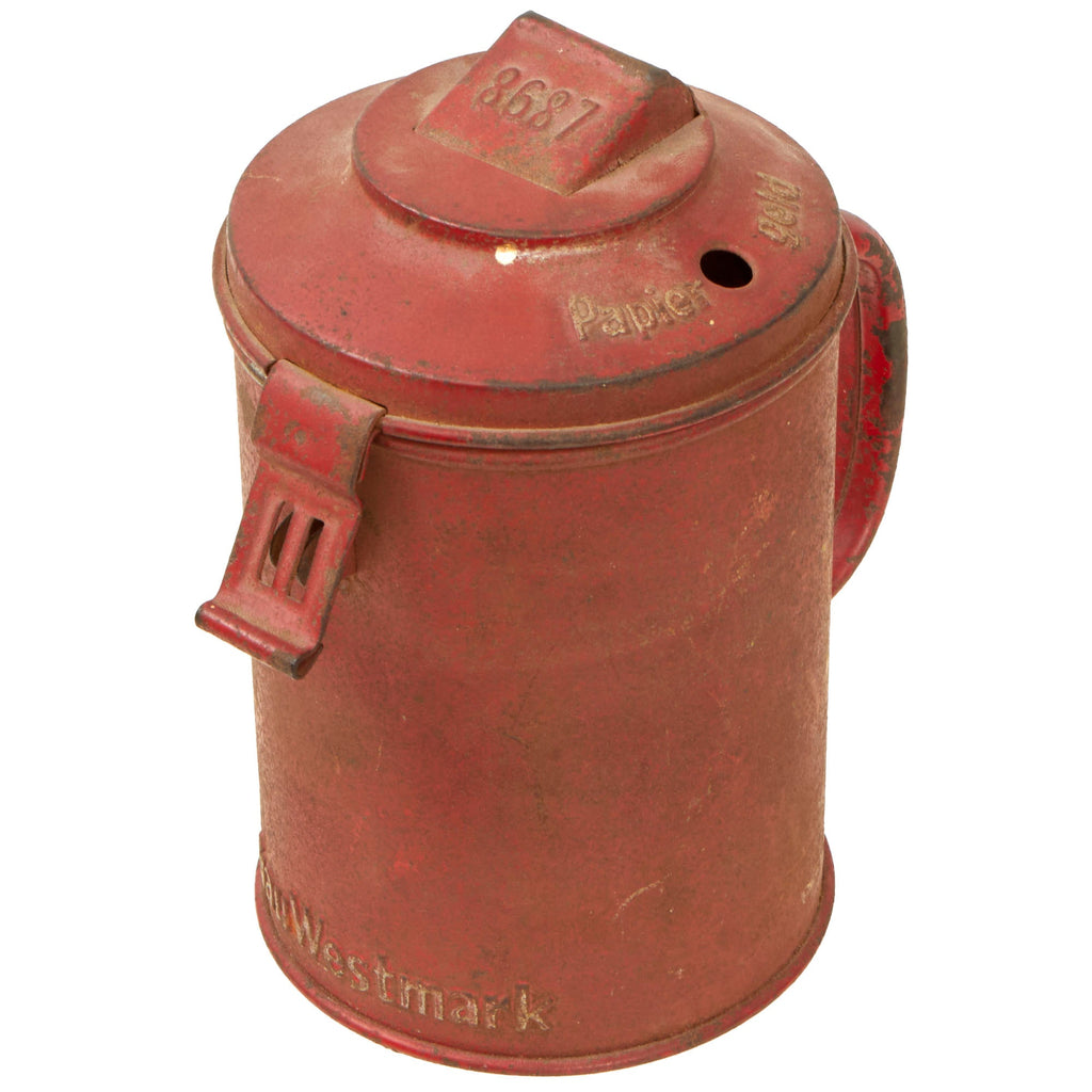 Original German WWII WHW Gau Westmark Donation Can by Westermann & Co Neheim-Ruhr - dated 1941 Original Items
