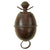 Original German WWII M-39 Egg Hand Grenade With 1944 Dated Fuze - Inert Eierhandgranate Original Items