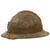 Original French WWII M1926 Adrian Helmet with Chinstrap - Complete - Olive Green Original Items