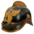 Original Imperial German WWI Grand Duchy of Baden Fire Brigade Leather Pickelhaube Style Helmet Original Items