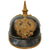Original Pre WWI Era Austrian Gendarmerie Officer’s Pickelhaube With FJI (Franz Joseph I) Front Plate Original Items