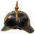 Original Pre WWI Era Austrian Gendarmerie Officer’s Pickelhaube With FJI (Franz Joseph I) Front Plate Original Items