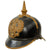 Original Pre WWI Era Austrian Gendarmerie Officer’s Pickelhaube With FJI (Franz Joseph I) Front Plate Original Items