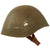 Original WWII Greek Armed Forces M1934/39 Helmet in Correct Wartime Configuration - ΕΛΛΗΝΙΚΟΣ ΣΤΡΑΤΟΣ - Size 57 Original Items