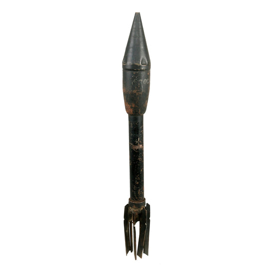 Original U.S. WWII M7A1 Anti-Tank Practice Rocket for the M1 and M1A1 2.36 Inch Bazooka Launcher - Inert Original Items