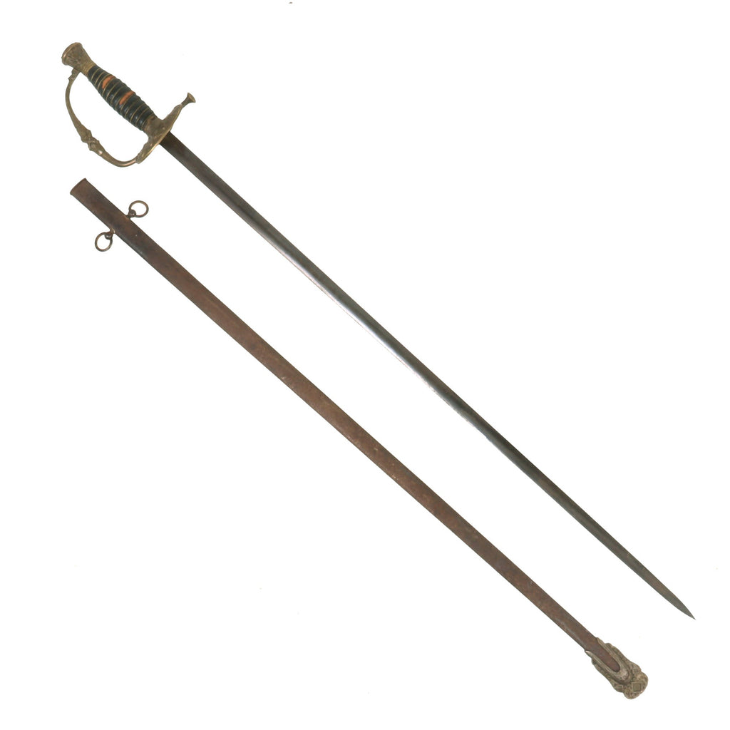 Original U.S. Grand Army of the Republic M1860 Officer Sword with Scabbard Original Items