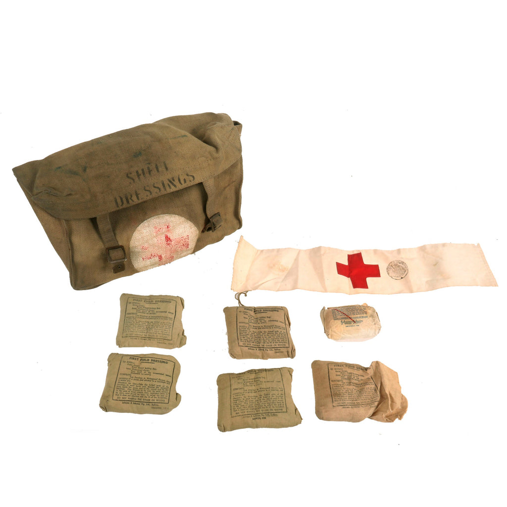 Original British WWII Pattern 1937 Medic Shell Dressing Shoulder