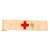 Original British WWII Pattern 1937 Medic Shell Dressing Shoulder Bag with 7 Field Dressings and Red Cross Armband - dated 1942 Original Items