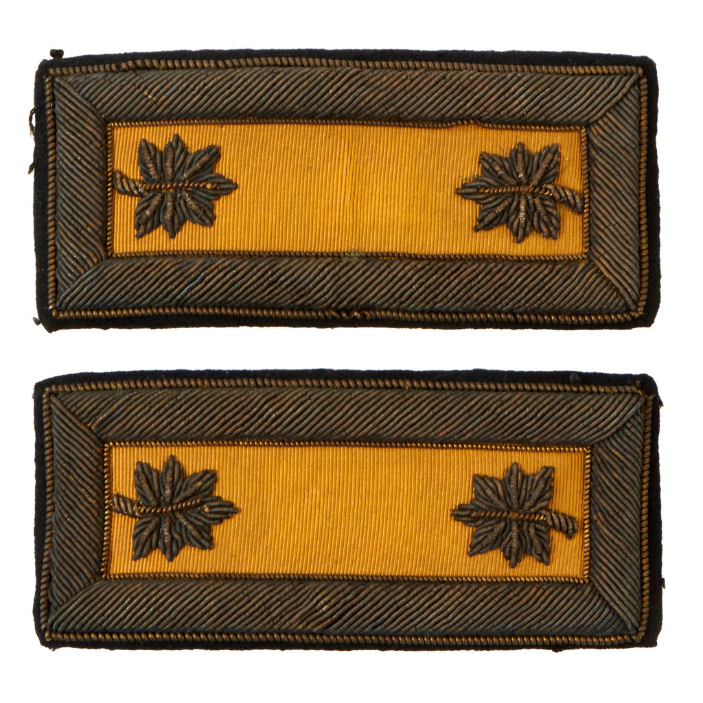 Original U.S. Indian Wars Era Rank Shoulder Board Set For Cavalry Major - (2) Items Original Items
