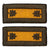 Original U.S. Indian Wars Era Rank Shoulder Board Set For Cavalry Major - (2) Items Original Items