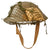 Original British / Commonwealth Countries WWII MkII Brodie Steel Helmet with Helmet Net and Australian Shell Dressing - Dated 1941 Original Items