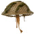 Original British / Commonwealth Countries WWII MkII Brodie Steel Helmet with Helmet Net and Australian Shell Dressing - Dated 1941 Original Items