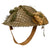Original British / Commonwealth Countries WWII MkII Brodie Steel Helmet with Helmet Net and Australian Shell Dressing - Dated 1941 Original Items