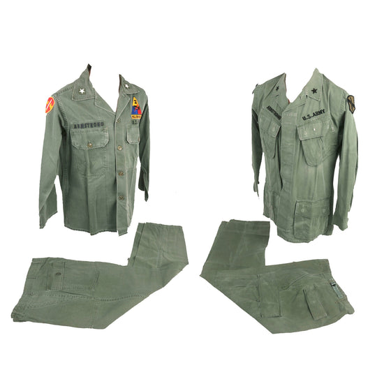 Original U.S. Vietnam War Brigadier General Dewitt Armstrong Utility Uniform Grouping - Chief MACV Planner in Saigon Original Items