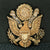 Original U.S. Vietnam War Era Named US Army “Green Service” Uniform Peaked Visor With Bullion Embroidered Insignia - BG Roland H. Del Mar, Commander 1st Armored Division (August 1960 – May 1961) Original Items