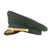 Original U.S. Vietnam War Era Named US Army “Green Service” Uniform Peaked Visor With Bullion Embroidered Insignia - BG Roland H. Del Mar, Commander 1st Armored Division (August 1960 – May 1961) Original Items