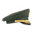 Original U.S. Vietnam War Era Named US Army “Green Service” Uniform Peaked Visor With Bullion Embroidered Insignia - BG Roland H. Del Mar, Commander 1st Armored Division (August 1960 – May 1961) Original Items