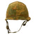 Original U.S. Vietnam War M1 Helmet with Camouflage Cover and Liner Original Items