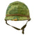 Original U.S. Vietnam War M1 Helmet with Camouflage Cover and Liner Original Items