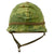 Original U.S. Vietnam War M1 Helmet with Camouflage Cover and Liner Original Items