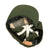 Original U.S. Vietnam War Era Major Leonard Phillips OG-106 Cap with 19th Special Forces Group Airborne Green Beret Original Items