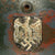 Original Rare German WWII Kriegsmarine Navy Repainted M35 Single Decal Helmet in "As Found" Condition with 53cm Liner - ET60 Original Items
