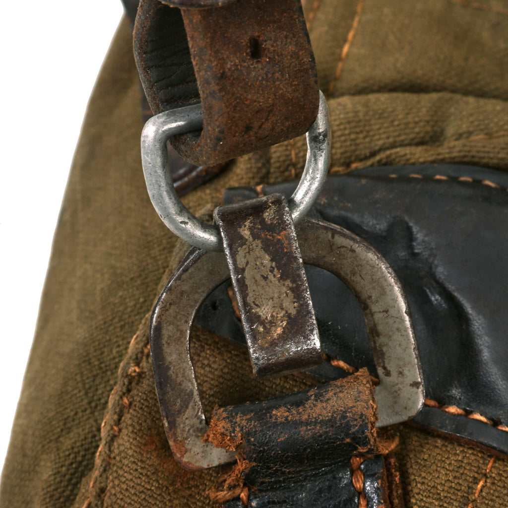 Original German WWII Tornister 34 Cowhide Backpack with Shoulder Straps ...