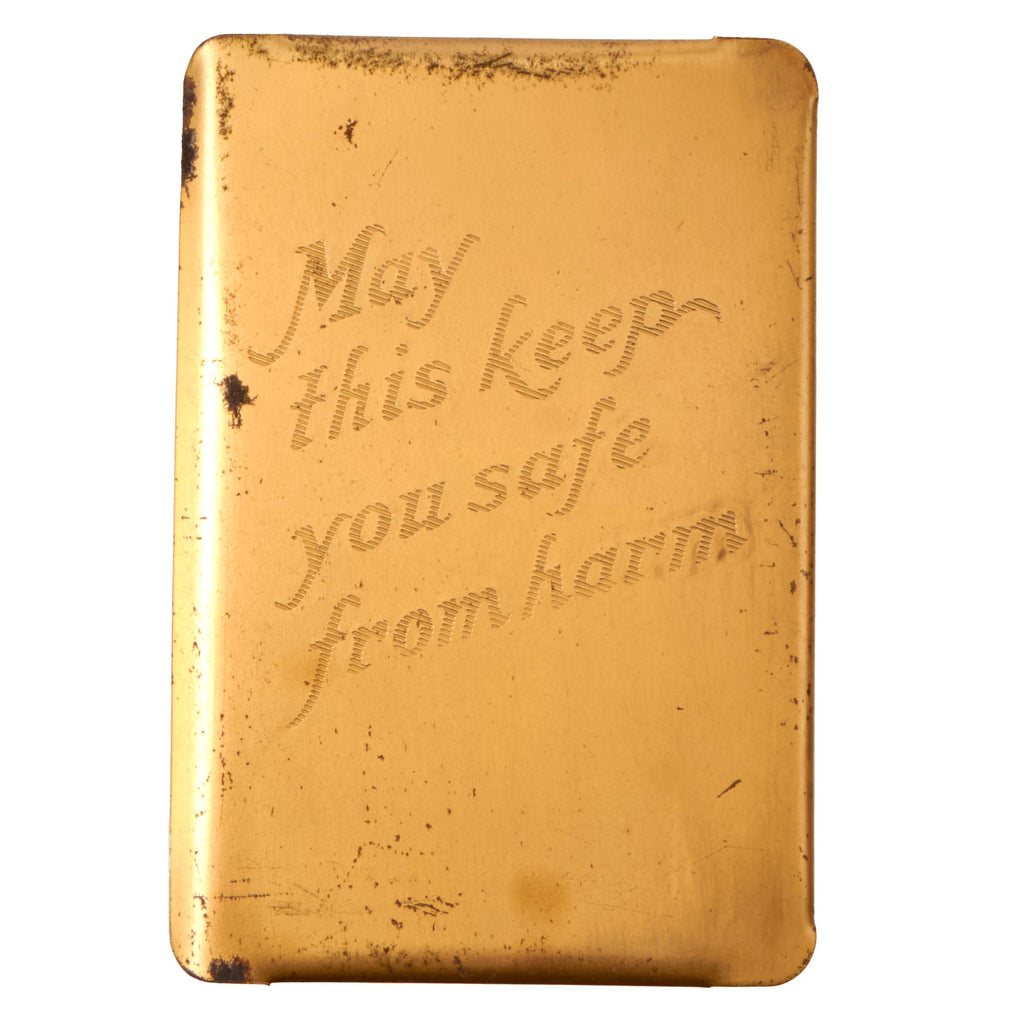 Original U.S. WWII Era “May This Keep You From Harm” New Testament Heart-Shield Breast Pocket Bible Original Items