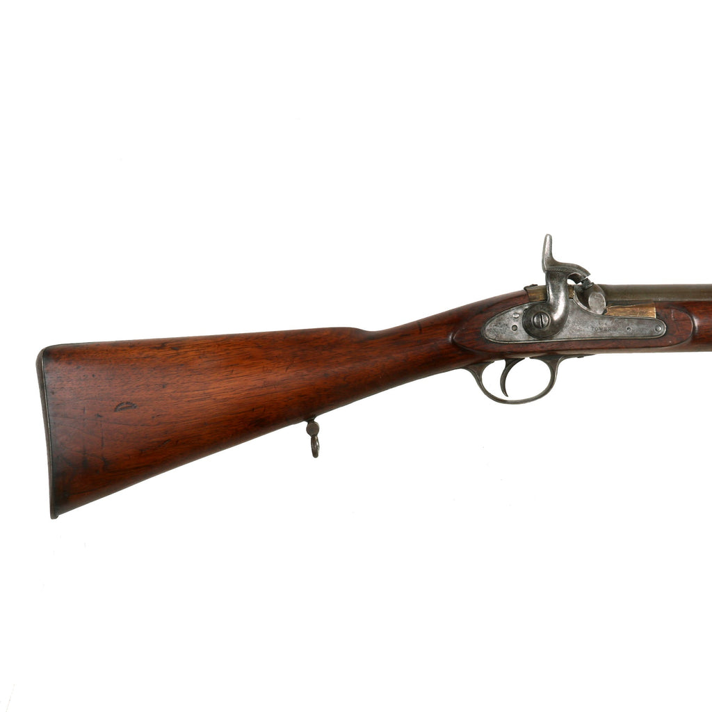 Robert Adams Rifle Original U.S. Civil War Era British Pattern P-1860 Enfield 2 Band Shor ...
