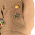 Original U.S. WWII Brigadier General Raymond G. Moses Summer Khaki Service Uniform Coat - Staff Officer For D-Day Planning Original Items