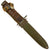 Original U.S. WWII Rare Unmarked M4 Bayonet for the M1 Carbine with M8 Scabbard by B.M. Co. Original Items