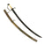 Original U.S. Officer War of 1812 Era Etched Eagle Head Sword with Ivory Grip and Brass Scabbard Original Items