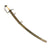 Original U.S. Officer War of 1812 Era Etched Eagle Head Sword with Ivory Grip and Brass Scabbard Original Items