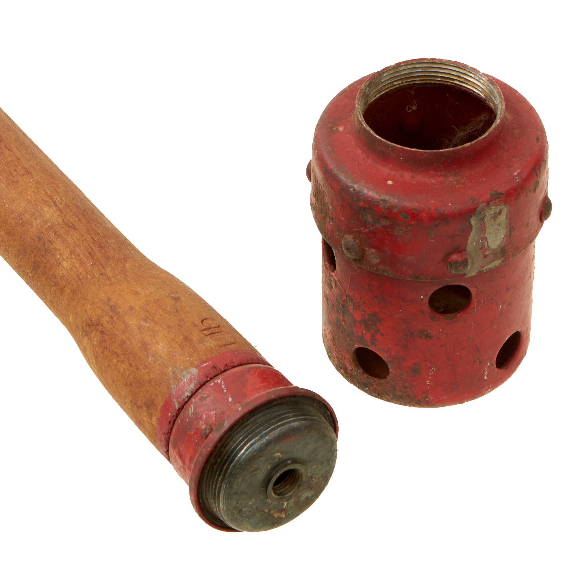 Richard Rinke Original German WWII Training Inert M24 Stick Grenade by Richard Rinke ...