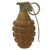 Original U.S. WWII Inert MkII Pineapple Grenade with Yellow Ring and M10A3 Fuze by The American Fireworks Company Original Items