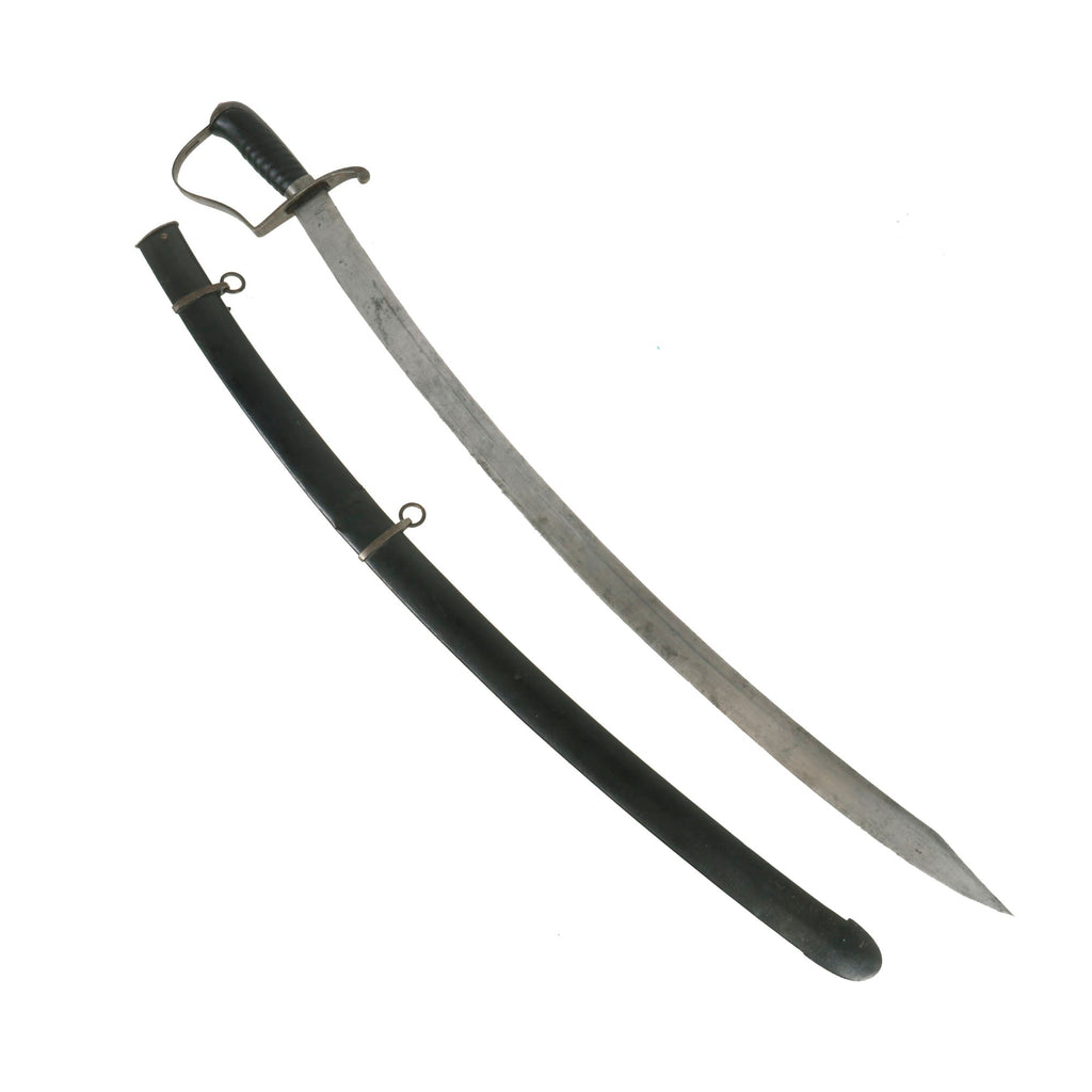 Original U.S. War of 1812 Era Contract Model 1812 Cavalry Saber by Nathan Starr with Scabbard Original Items