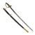 Original U.S. Civil War M1850 Army Staff & Field Officer Sword by Ames Mfg. Co. with Brass Mounted Leather Scabbard Original Items