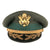 Original U.S. Vietnam War Era General Wallace Magathan Attributed “Green Service” Uniform Peaked Visor Cap by Luxenberg, New York - Commander US Army Security Assistance Command (March 1972 – July 1973) Original Items