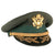 Original U.S. Vietnam War Era General Wallace Magathan Attributed “Green Service” Uniform Peaked Visor Cap by Luxenberg, New York - Commander US Army Security Assistance Command (March 1972 – July 1973) Original Items