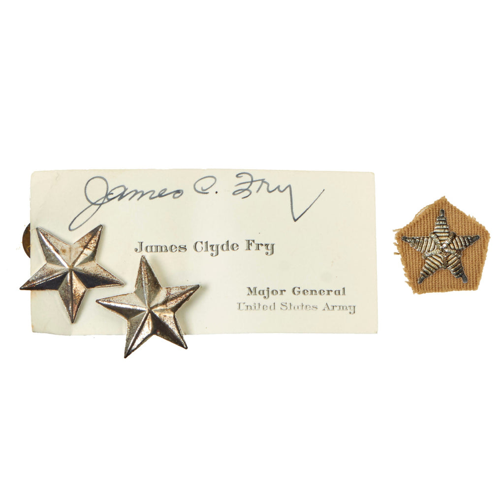 Original U.S. WWII / Korean War Major General James “Fearless Fosdick ...