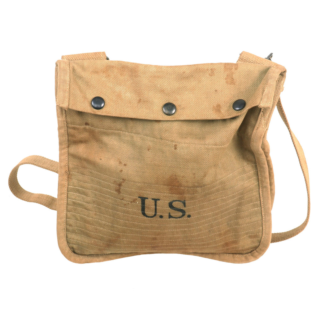 Original U.S. WWI US Army M1918 Padded Grenade Bag With Original Sling Original Items