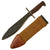 Original U.S. WWI Model 1917 Bolo Knife by Plumb St. Louis with Canvas Scabbard - Both Dated 1918 Original Items