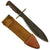 Original U.S. WWI Model 1917 Bolo Knife by Plumb St. Louis with Canvas Scabbard - Both Dated 1918 Original Items