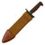 Original U.S. WWI Model 1917 Bolo Knife by Plumb St. Louis with Canvas Scabbard - Both Dated 1918 Original Items