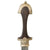 Original 19th Century North African Silver Mounted Jambiya Dagger with Silver Clad Scabbard c. 1860 Original Items