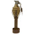 Original U.S. WWII Inert MkII Pineapple Grenade in 1944 dated M1 Rifle Grenade Adapter Original Items