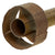 Original U.S. WWII Inert MkII Pineapple Grenade in 1944 dated M1 Rifle Grenade Adapter Original Items
