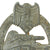 Original German WWII Silver Grade Panzer Assault Tank Badge with Damaged Eagle - Unmarked " Scoop Back" Original Items