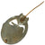 Original German WWII Silver Grade Panzer Assault Tank Badge with Damaged Eagle - Unmarked " Scoop Back" Original Items